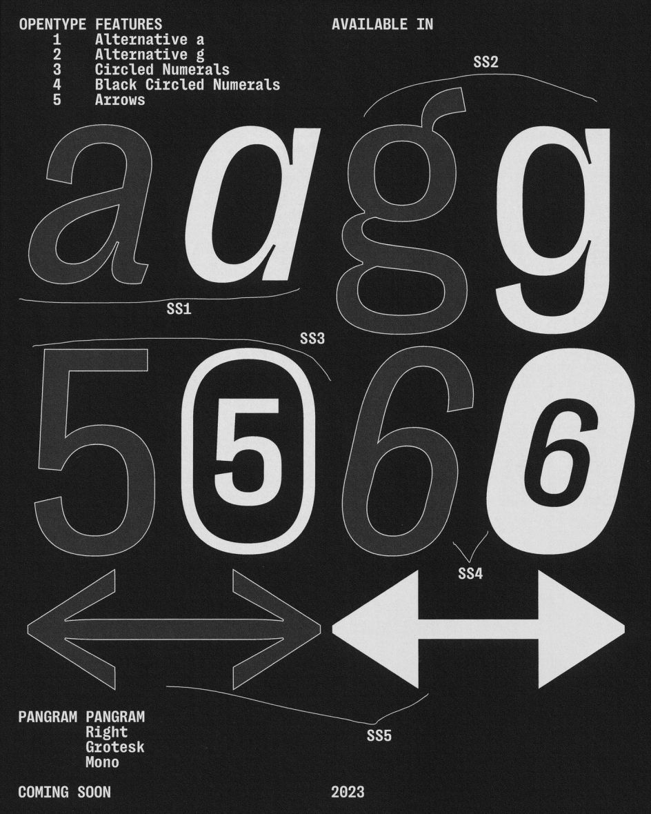 Right Grotesque Mono by Pangram Pangram